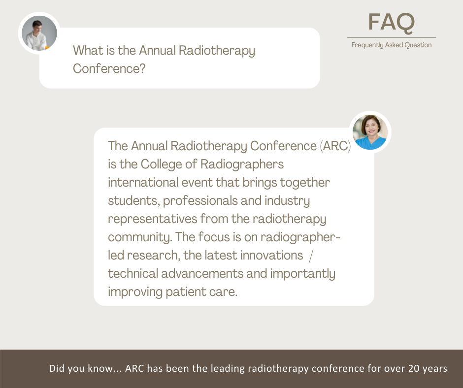 FAQ on the Annual Radiotherapy Conference FAQ on the Annual Radiotherapy Conference