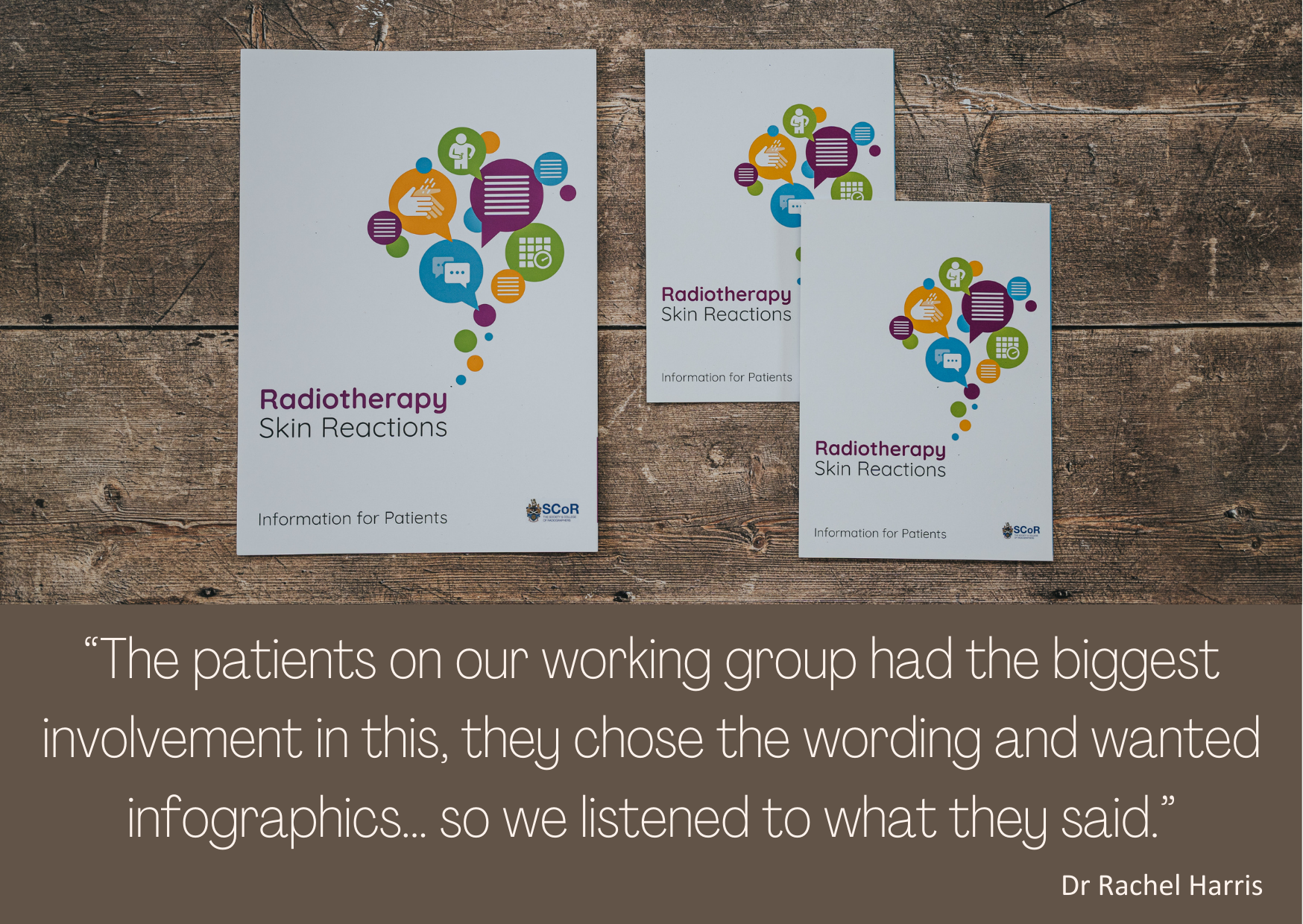 Quote from Dr Rachel Harris about how the aim of the skincare working group. ncare working Quote from Dr Rachel Harris about how the aim of the skincare working group. ncare working